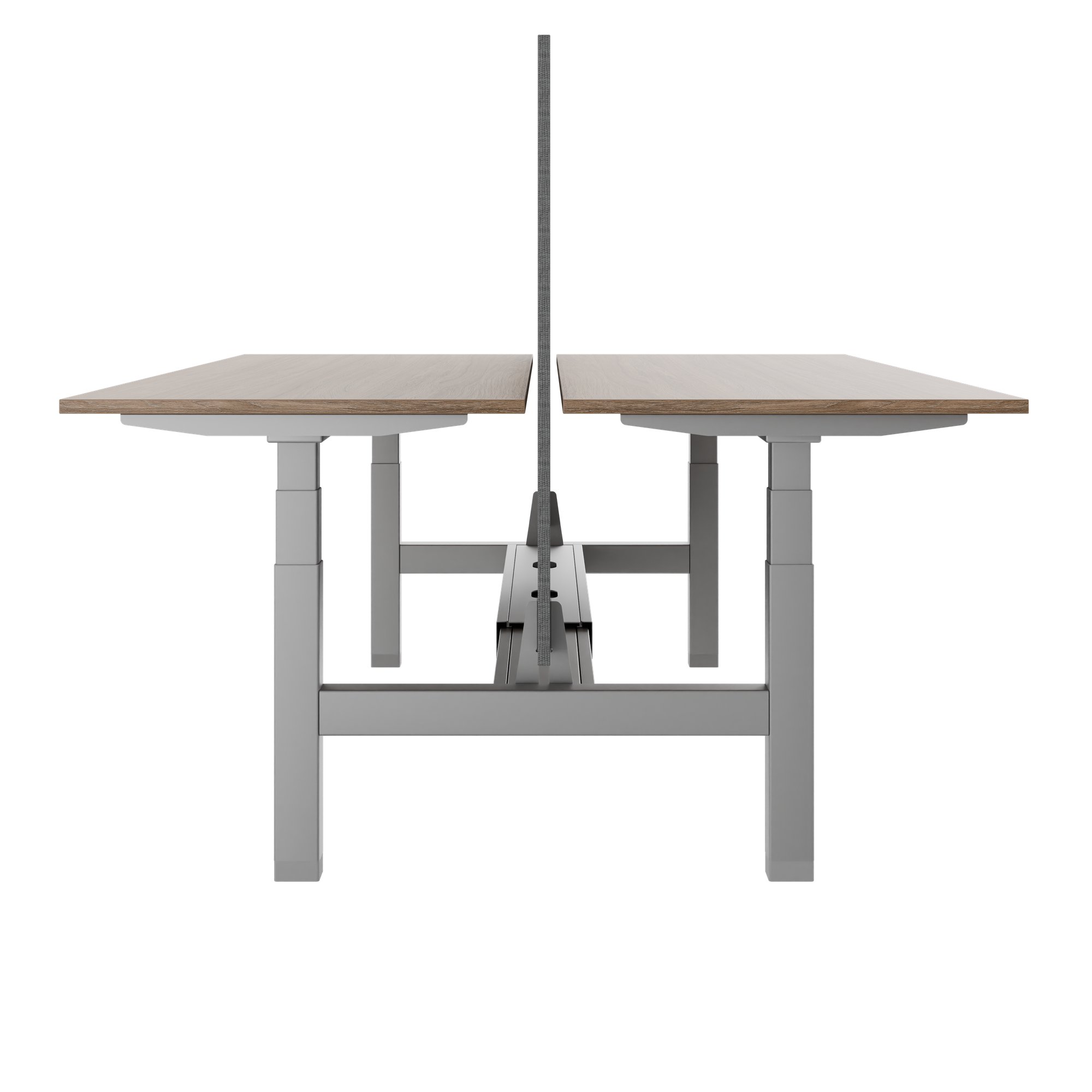 TELDRA Pro Team-Schreibtisch | 1600-1800 mm, elektrisch höhenverstellbar, Bernsteineiche - 3 Main Image