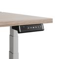 TELDRA Pro Team-Schreibtisch | 1600-1800 mm, elektrisch höhenverstellbar, Bernsteineiche