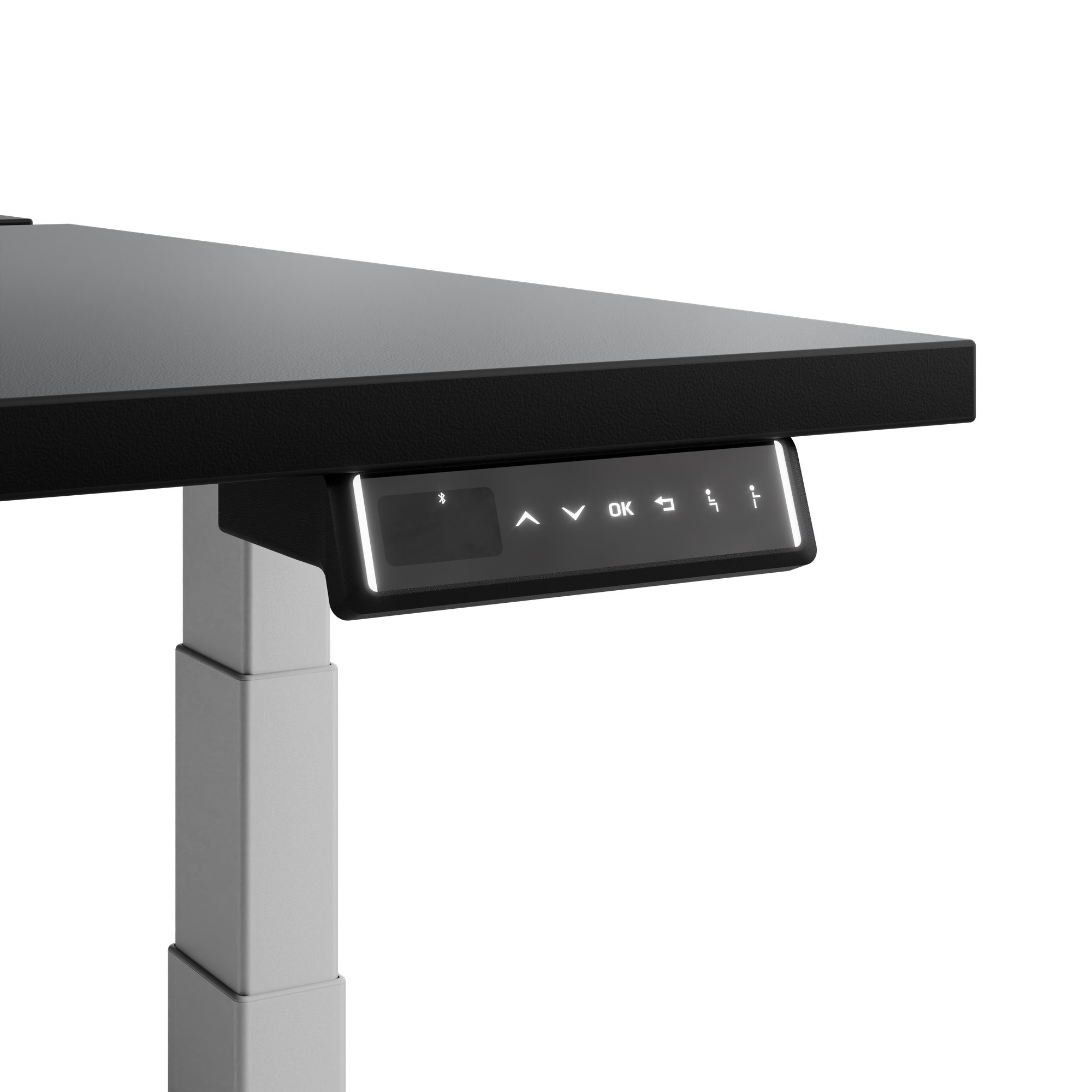 TELDRA Pro Team-Schreibtisch | 1600-1800 mm, elektrisch höhenverstellbar, Schwarz - 5 Main Image