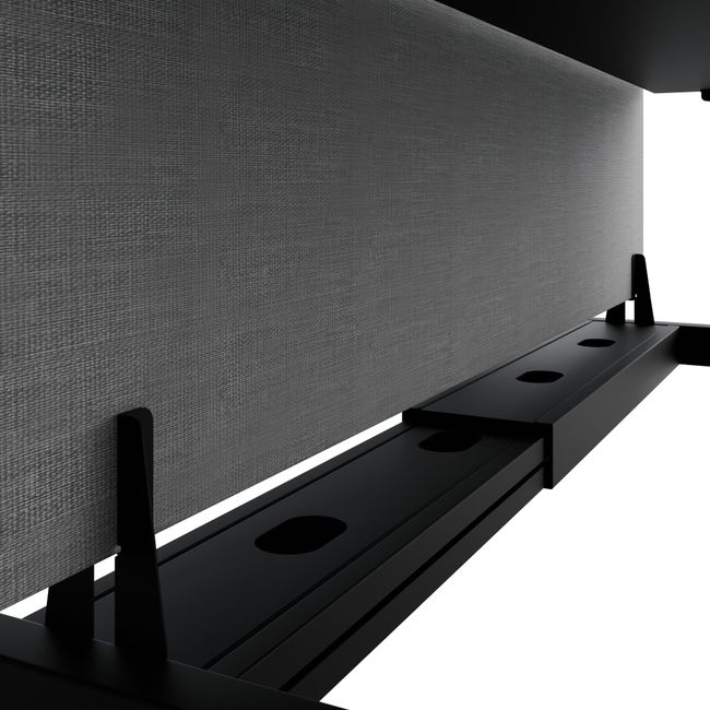 TELDRA Pro Team-Schreibtisch | 1600-1800 mm, elektrisch höhenverstellbar, Schwarz