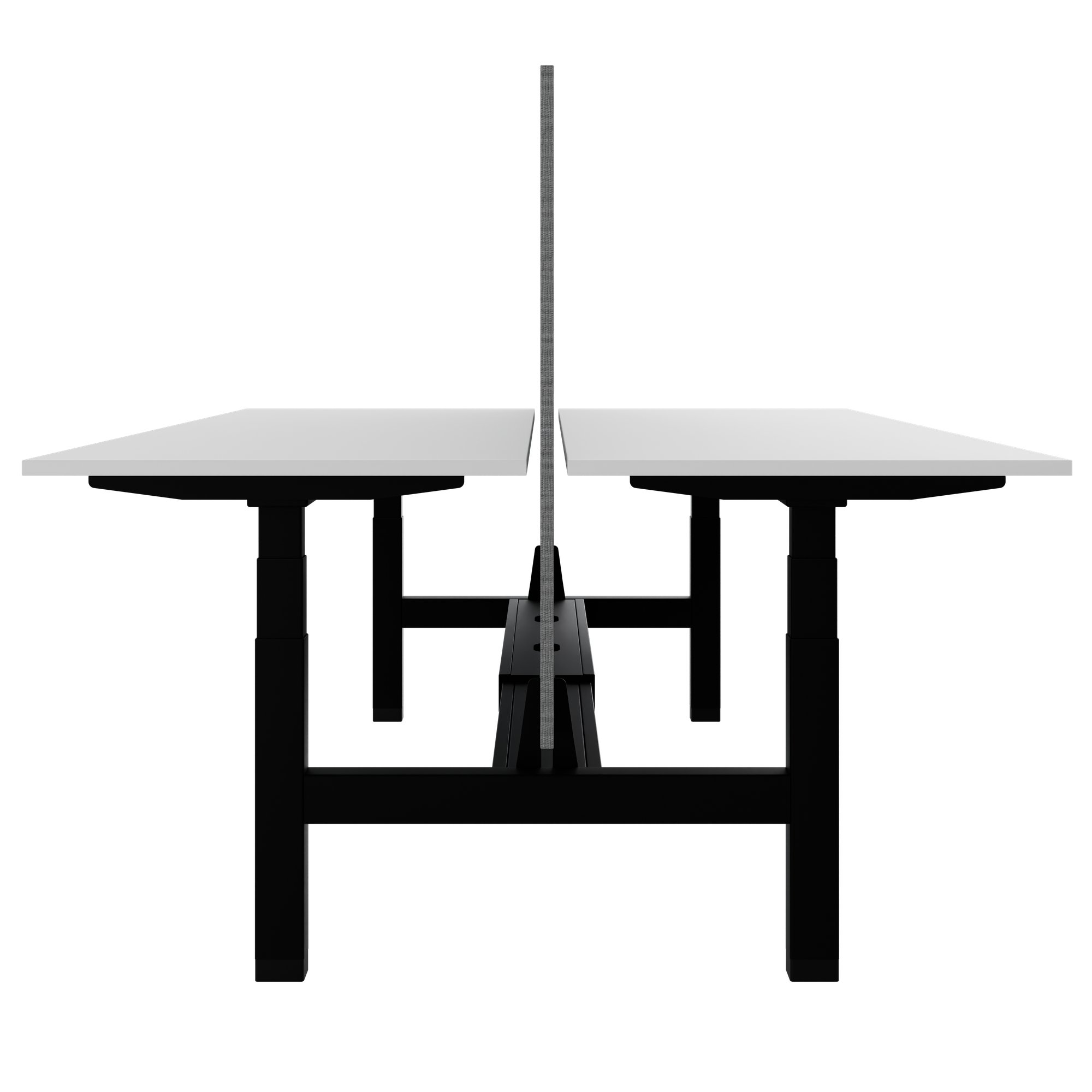 Bureau TELDRA Pro Team | 1600-1800 mm, réglable en hauteur électriquement, blanc - 5 Main Image