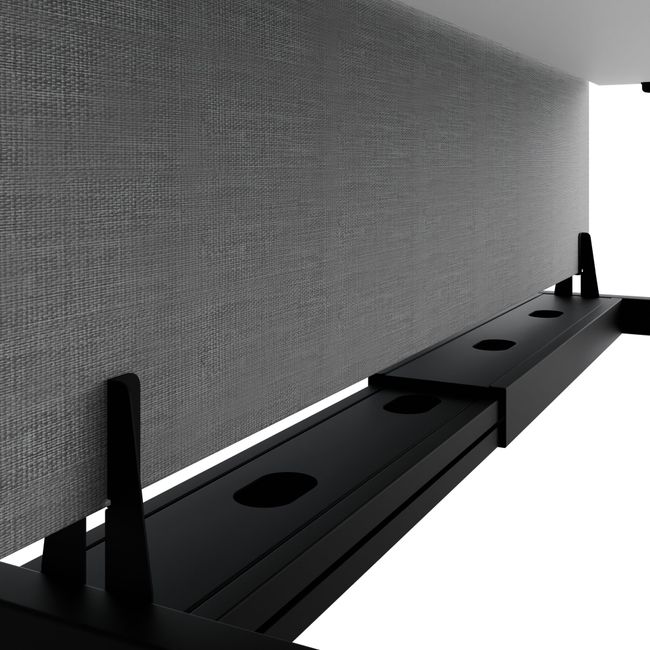 TELDRA Pro Team-Schreibtisch | 1600-1800 mm, elektrisch höhenverstellbar, Weiß