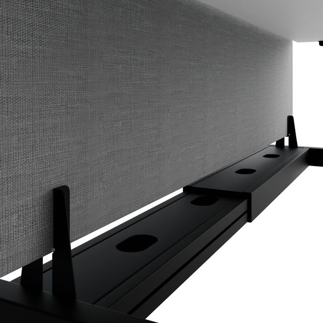 TELDRA Pro Team-Schreibtisch | 1600-1800 mm, elektrisch höhenverstellbar, Weiß