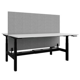 TELDRA Pro Team-Schreibtisch | 1600-1800 mm, elektrisch höhenverstellbar, Weiß