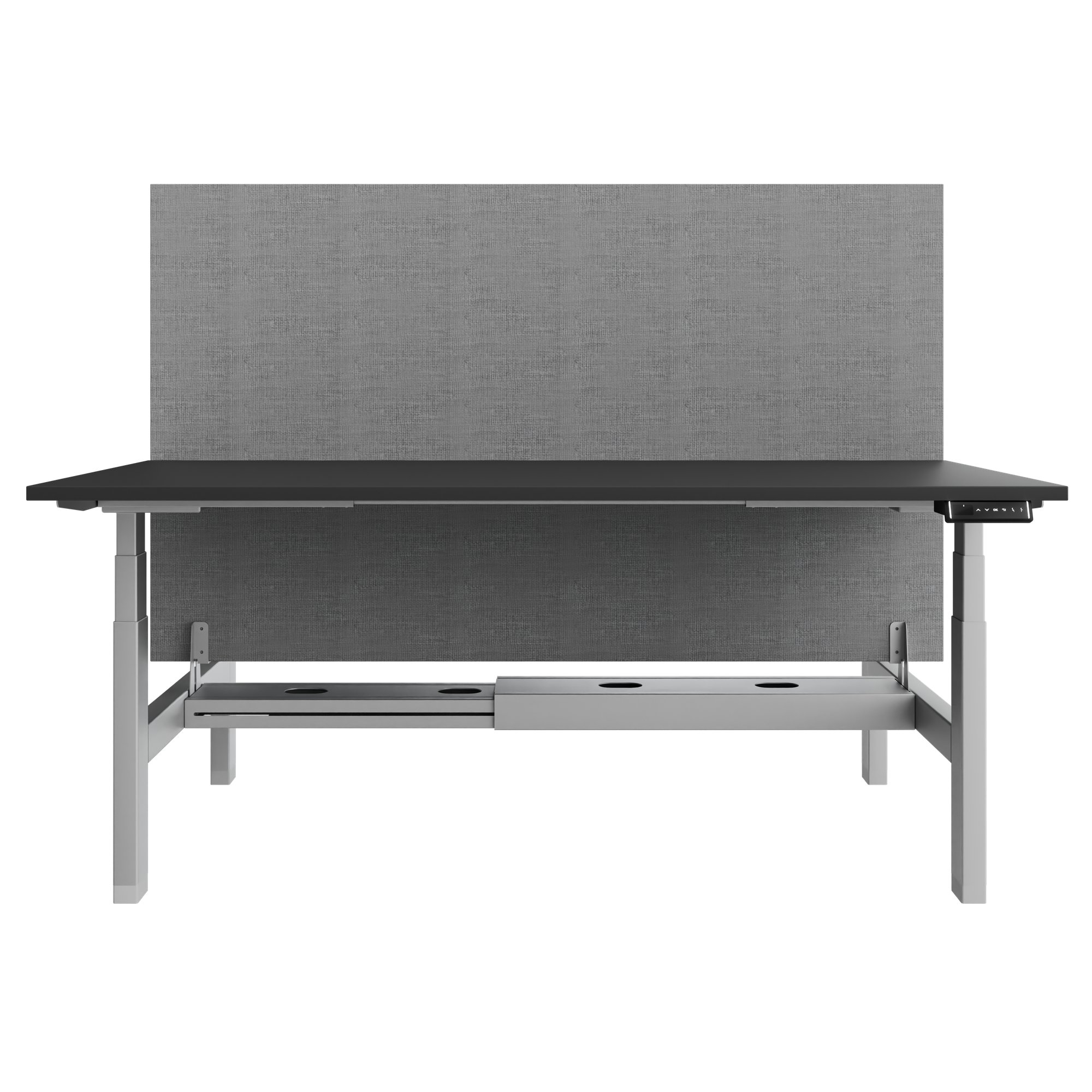 Bureau TELDRA Pro Team | 1600-1800 mm, réglable en hauteur électriquement, anthracite - 2 Main Image