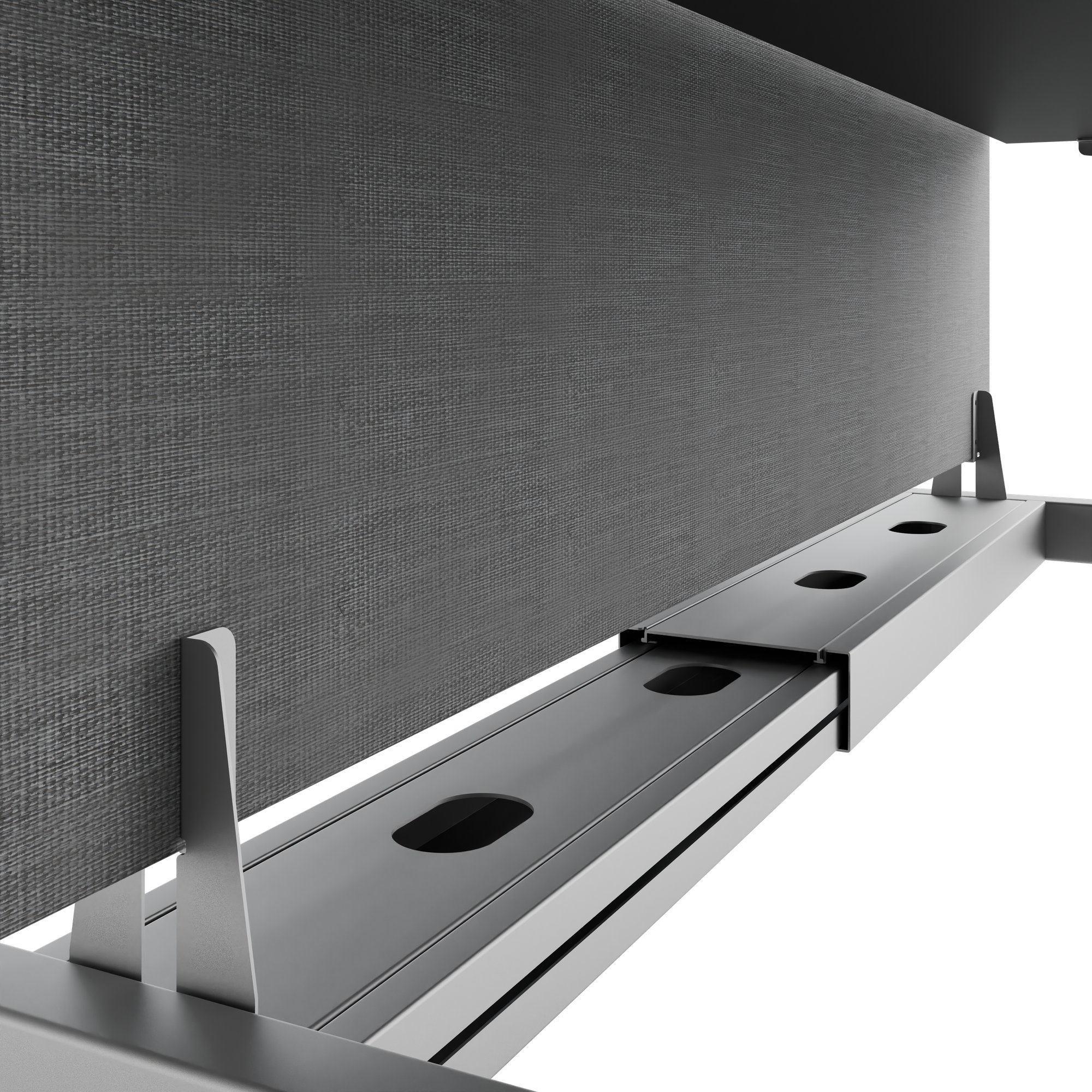 Bureau TELDRA Pro Team | 1600-1800 mm, réglable en hauteur électriquement, anthracite - 4 Main Image