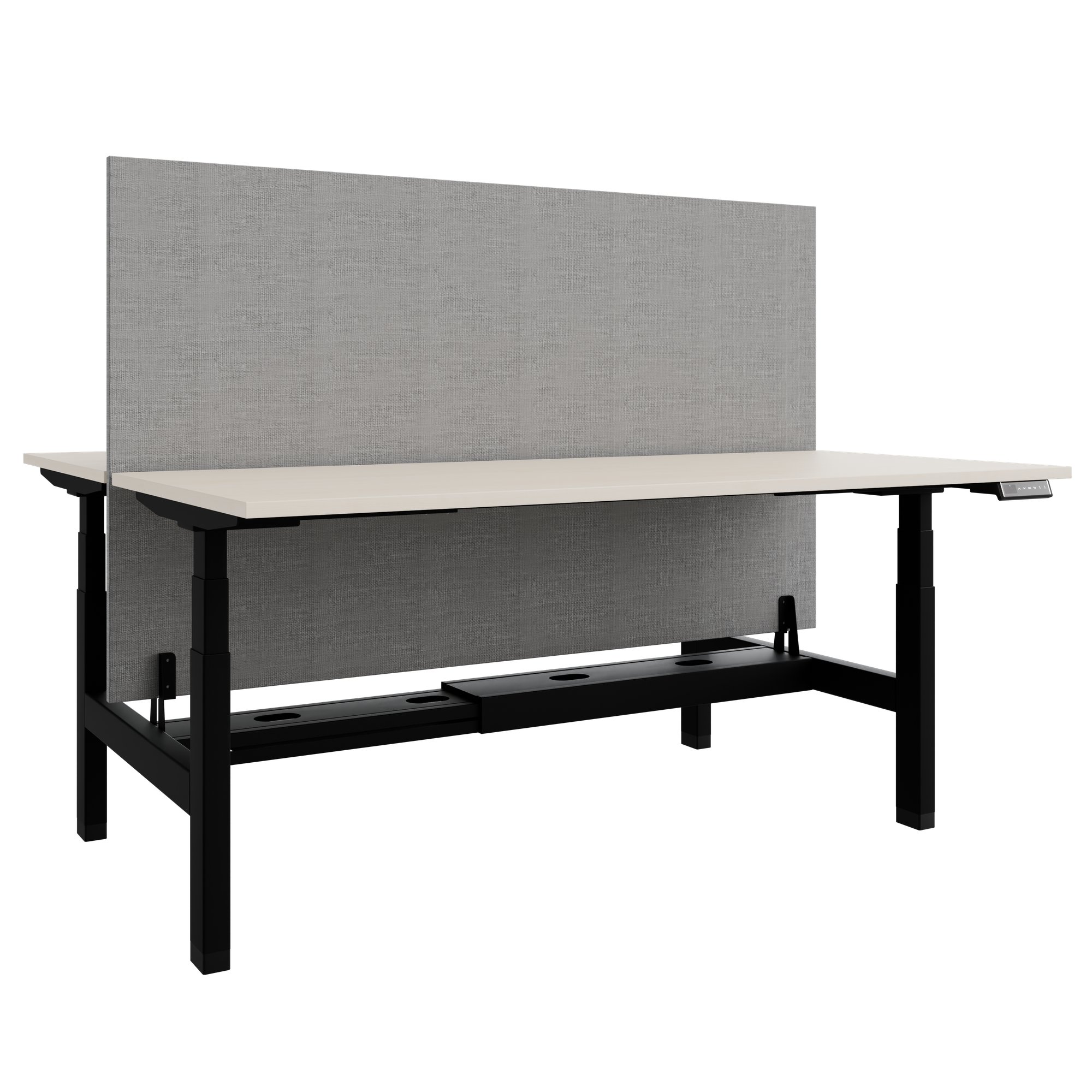 TELDRA Pro Team-Schreibtisch | 1600-1800 mm, elektrisch höhenverstellbar, Ahorn - 1 Main Image