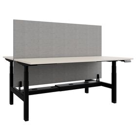 TELDRA Pro Team-Schreibtisch | 1600-1800 mm, elektrisch höhenverstellbar, Ahorn