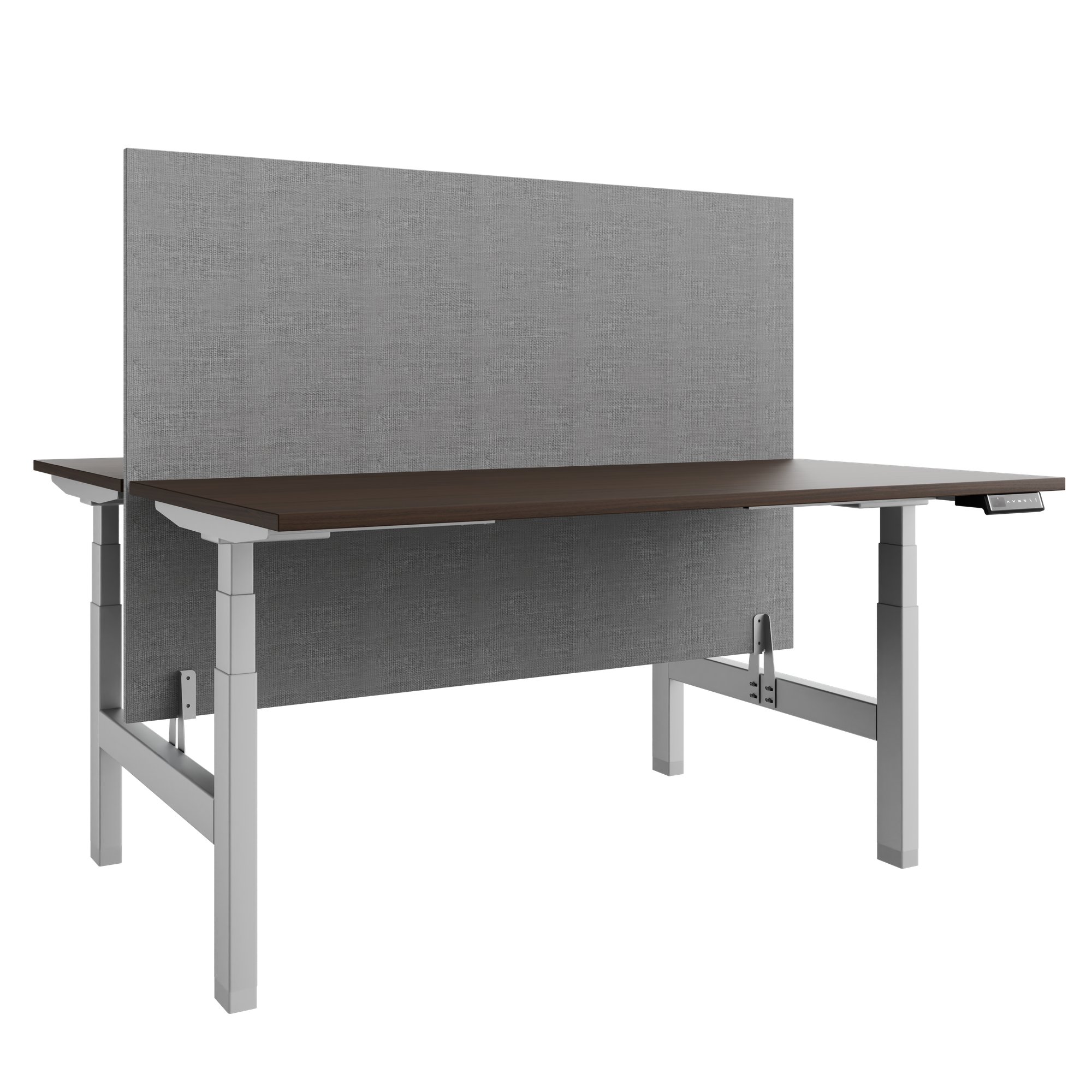 TELDRA Pro Team Desk | 1600–1800 mm, electrically height-adjustable, walnut - 1 Main Image