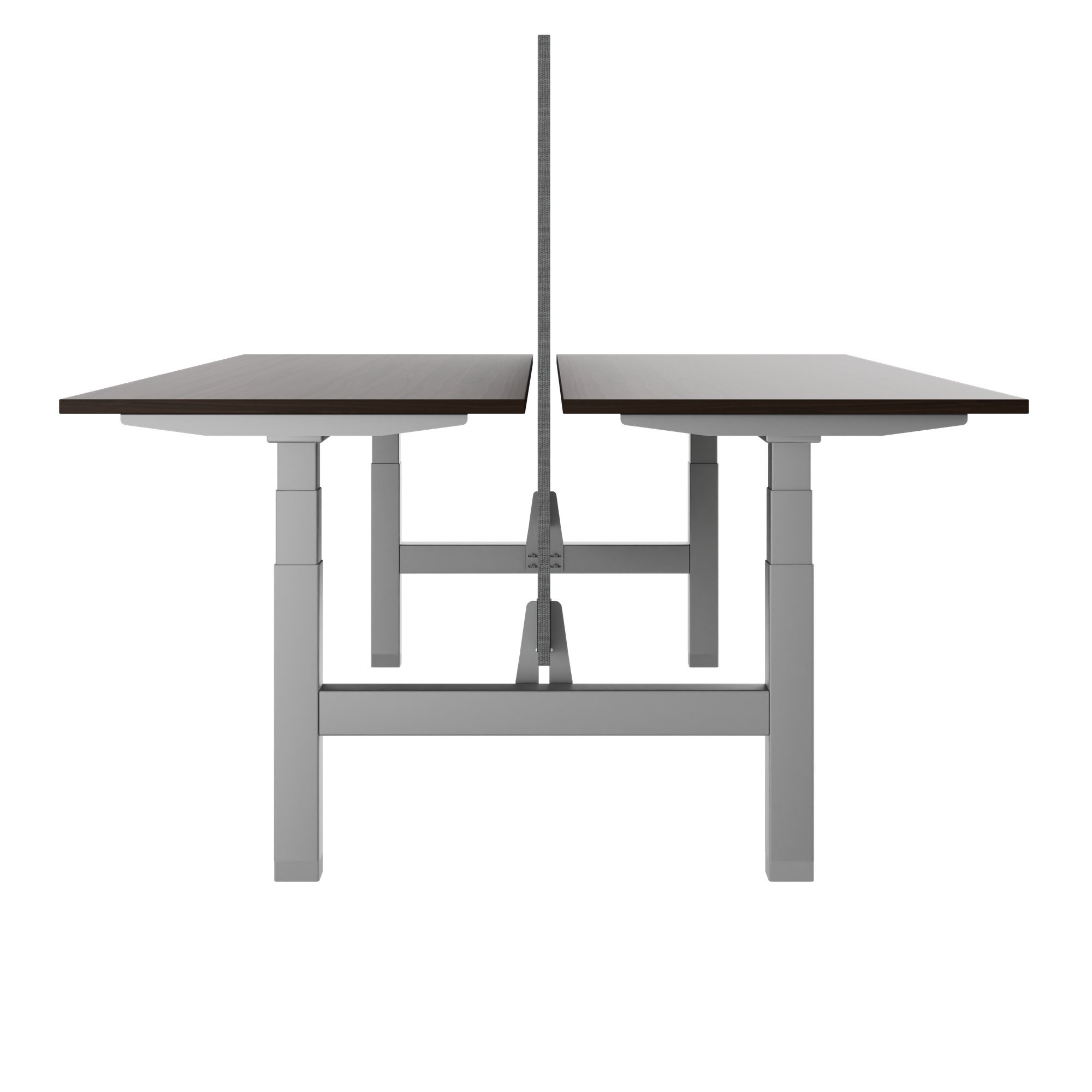 TELDRA Pro Team-Schreibtisch | 1600-1800 mm, elektrisch höhenverstellbar, Nussbaum - 3 Main Image