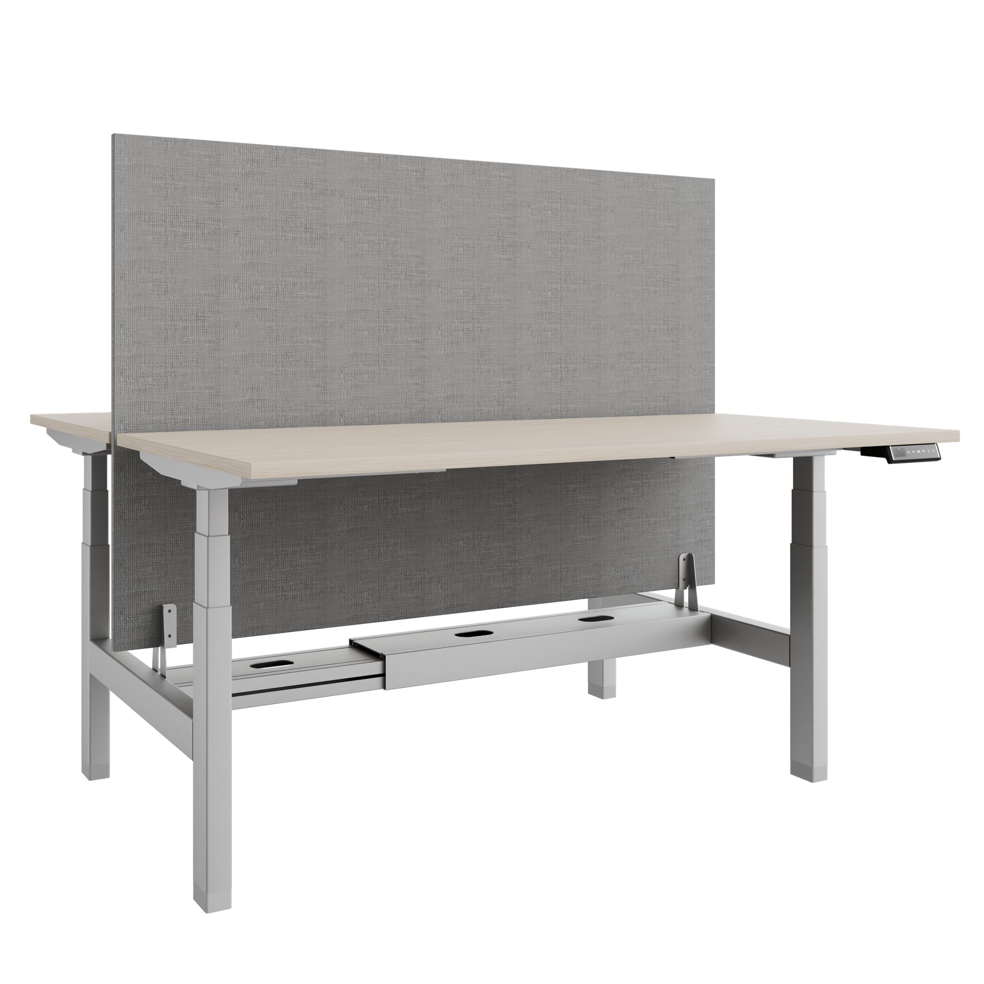 TELDRA Pro Team Desk | 1600-1800 mm, electrically height-adjustable, sand ash - 1 Main Image