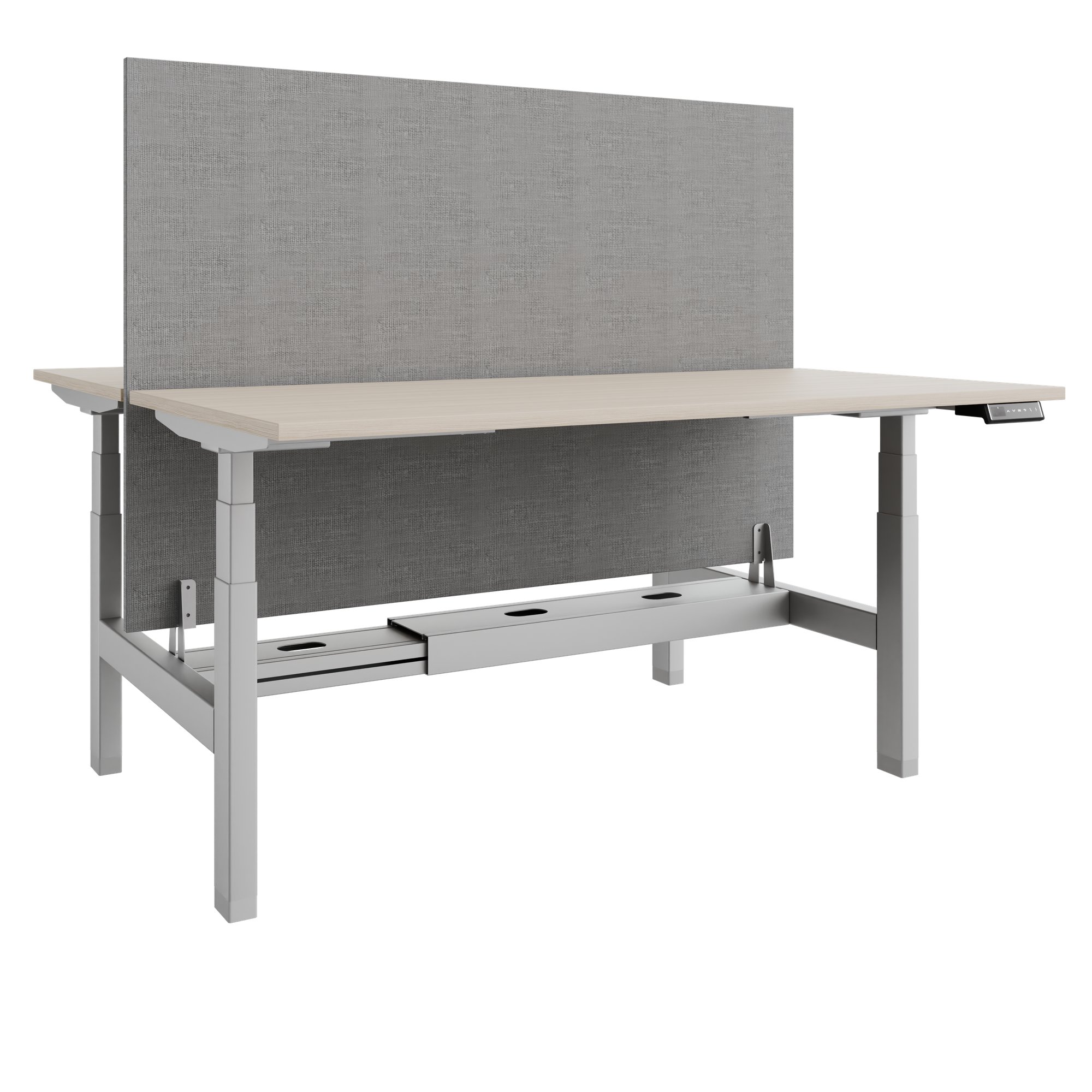 TELDRA Pro Team-Schreibtisch | 1600-1800 mm, elektrisch höhenverstellbar, Sandesche - 1 Main Image