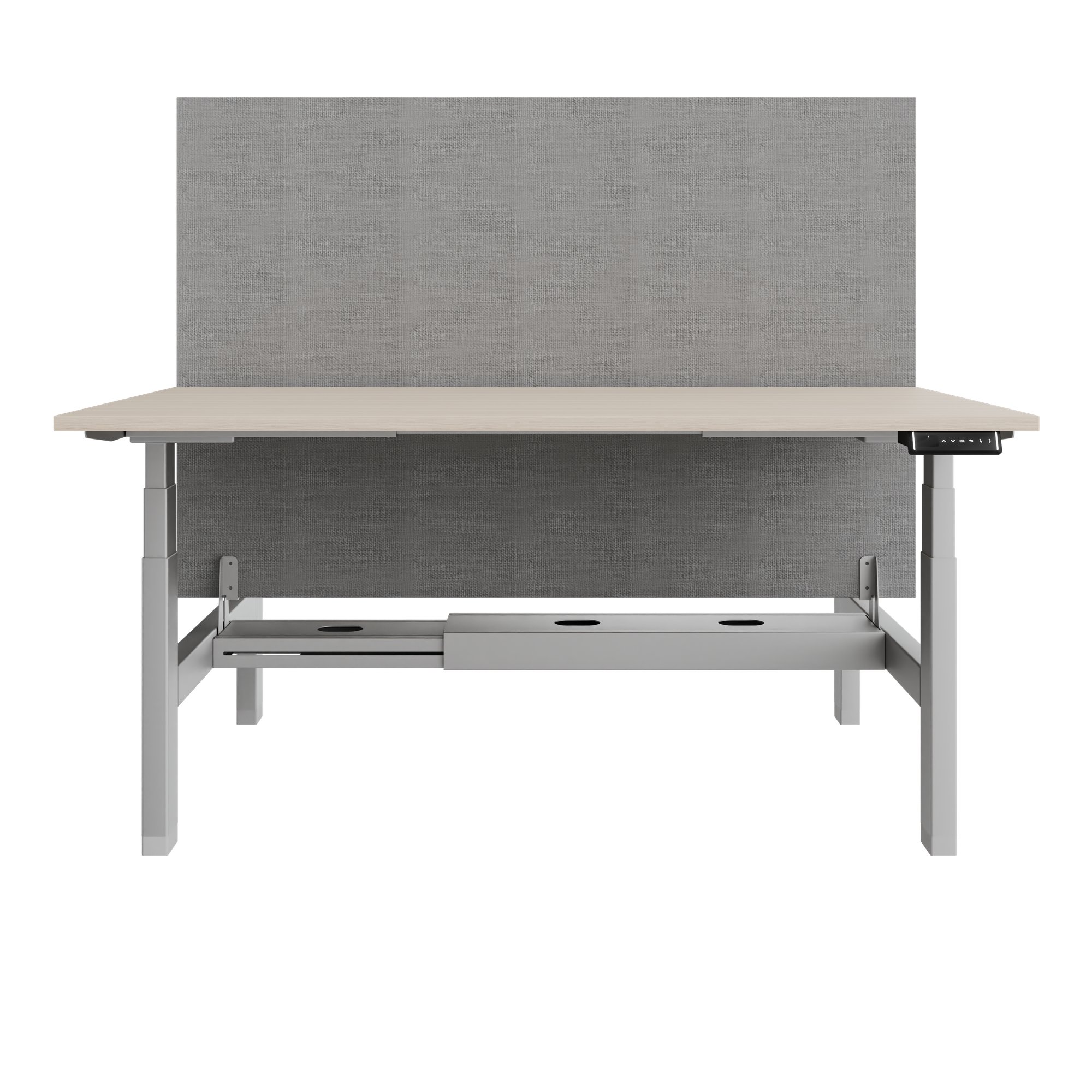 TELDRA Pro Team-Schreibtisch | 1600-1800 mm, elektrisch höhenverstellbar, Sandesche - 2 Main Image