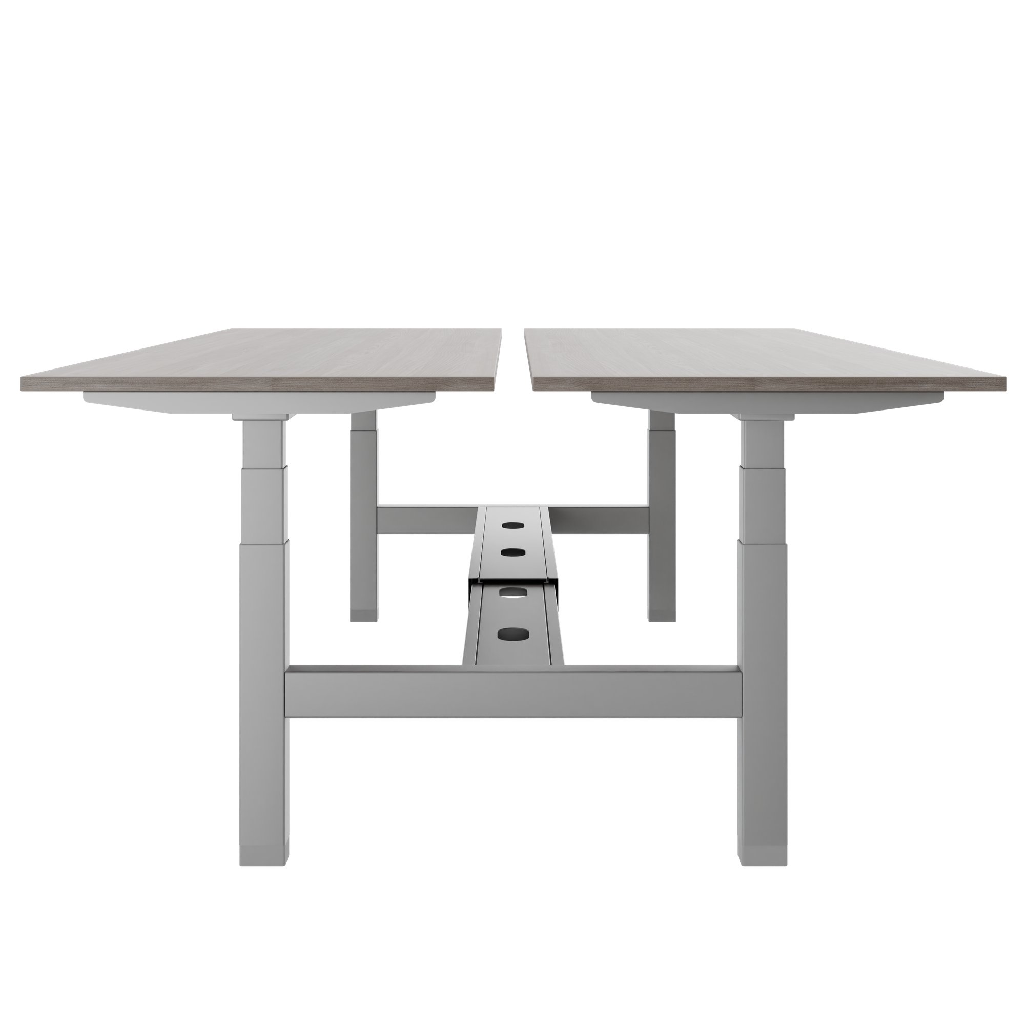 TELDRA Pro Team Desk | 1600-1800 mm, electrically height-adjustable, North Oak Gray - 3 Main Image