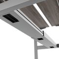 TELDRA Pro Team Desk | 1600-1800 mm, electrically height-adjustable, North Oak Gray - 5 Thumbnail Image