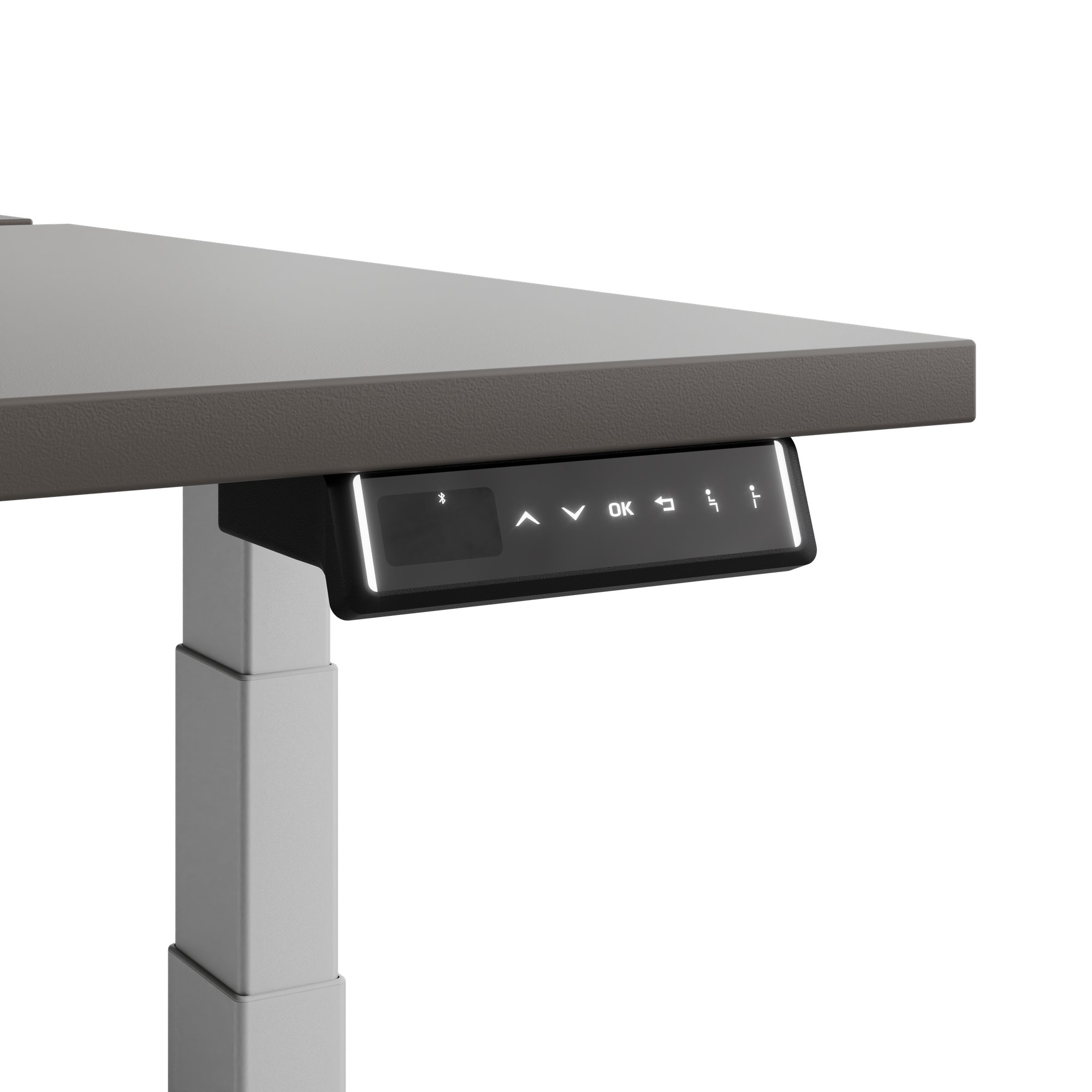 Bureau TELDRA Pro Team | 1600-1800 mm, réglable en hauteur électriquement, gris cubanite - 5 Main Image