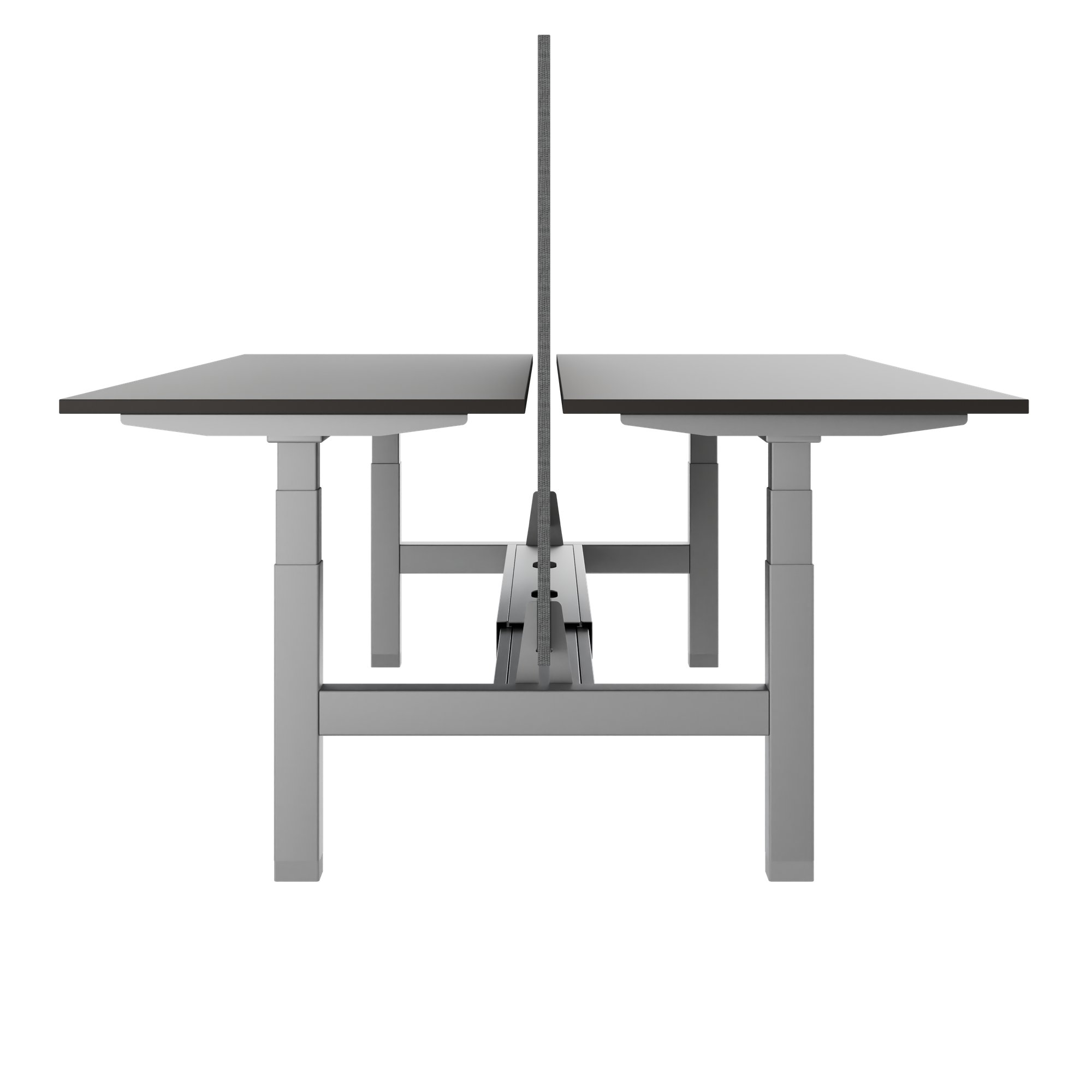 Bureau TELDRA Pro Team | 1600-1800 mm, réglable en hauteur électriquement, gris cubanite - 3 Main Image