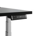 TELDRA Pro Team-Schreibtisch | 1600-1800 mm, elektrisch höhenverstellbar, Linoleum Charcoal - 5 Thumbnail Image