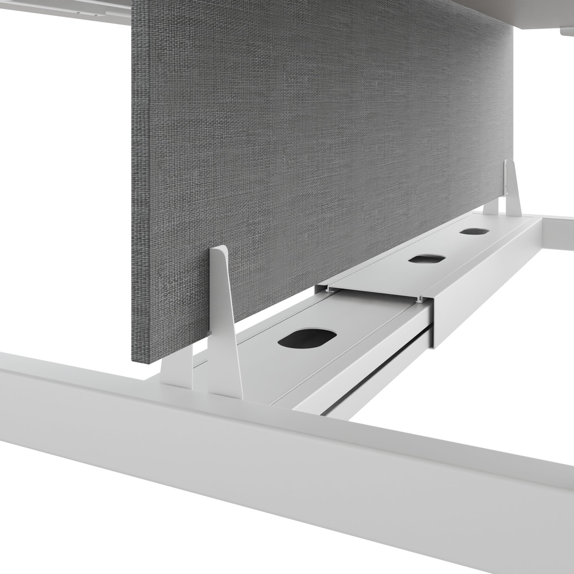 TELDRA Pro Team-Schreibtisch | 1600-1800 mm, elektrisch höhenverstellbar, Linoleum Pebble - 6 Main Image