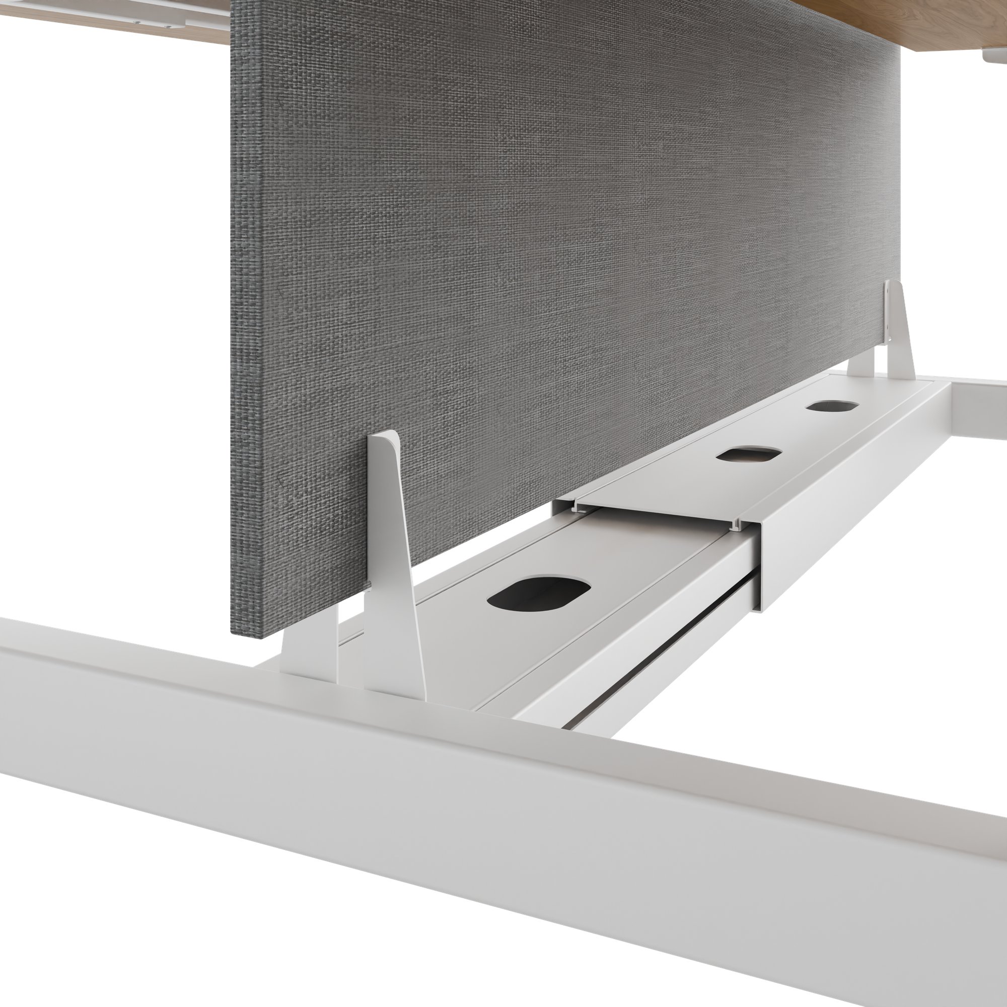 TELDRA Pro Team-Schreibtisch | 1600-1800 mm, elektrisch höhenverstellbar, Echtholz-Furnier Eiche - 6 Main Image