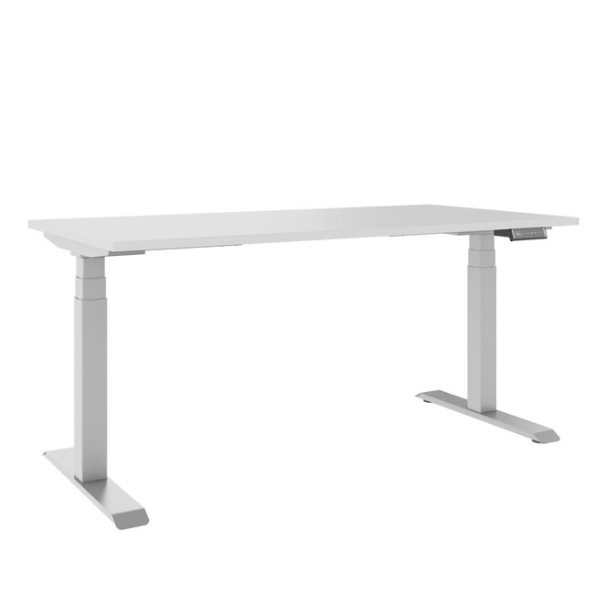 FUSION Set - Das ergonomische Komplettbüro | Perlgrau