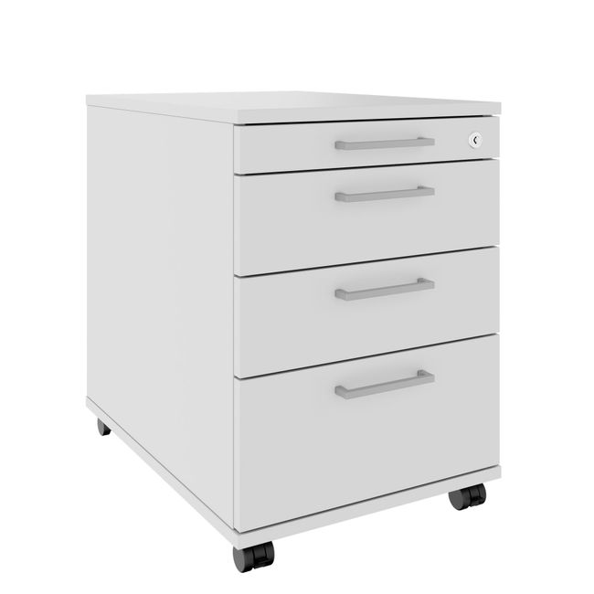 FUSION Set - Das ergonomische Komplettbüro | Perlgrau