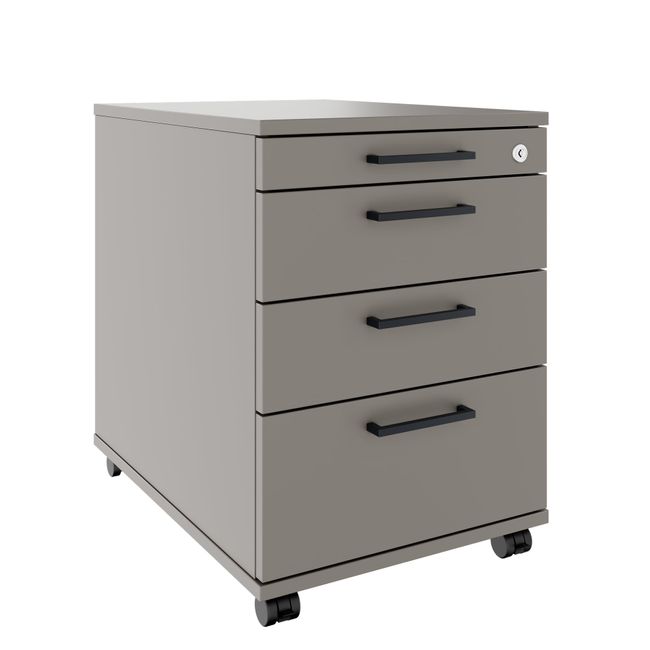 FUSION Set - Das ergonomische Komplettbüro | Cubanitgrau