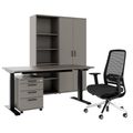 FUSION Set - The ergonomic complete office | Cubanite gray - 1 Thumbnail Image