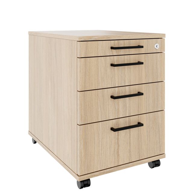 FUSION Set - Das ergonomische Komplettbüro | Bernsteineiche