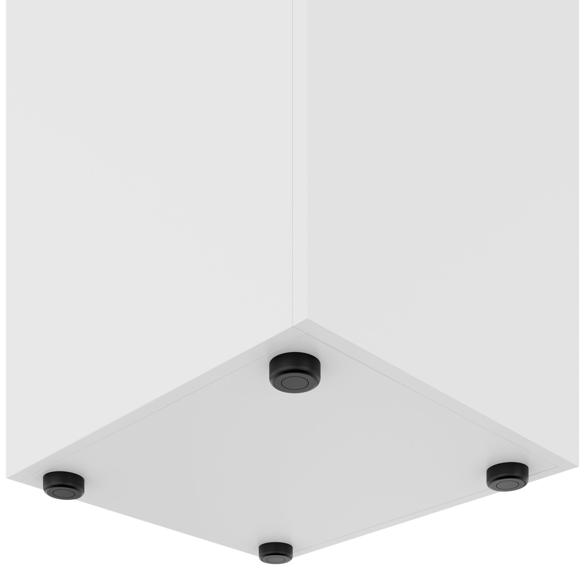 CHOICE Locker | 450 x 1820 mm, 2 large or 4 small lockers, white - 6 Main Image