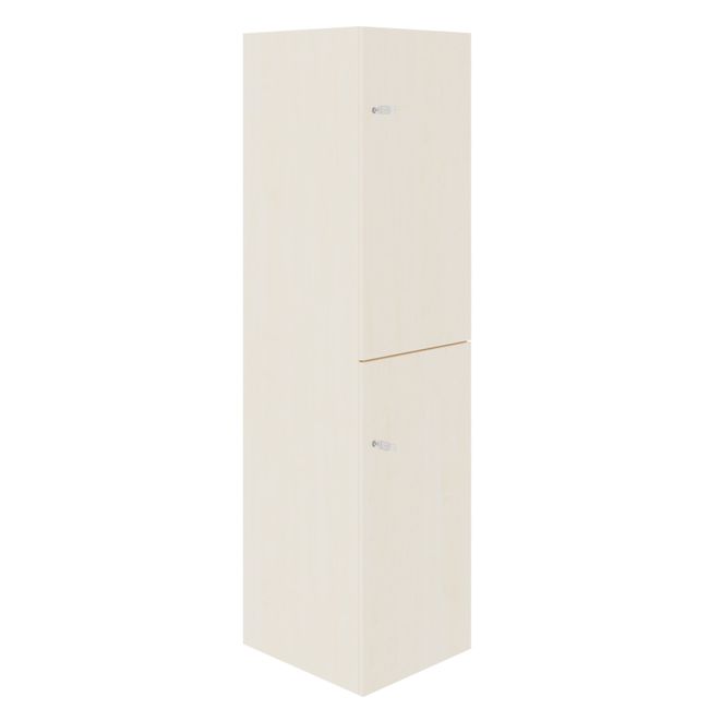 CHOICE Spind | 450 x 1820 mm, 2 große oder 4 kleine Schließfächer, Ahorn