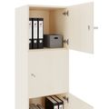 CHOICE locker | 450 x 1820 mm, 2 large or 4 small lockers, maple - 4 Thumbnail Image