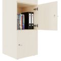 CHOICE locker | 450 x 1820 mm, 2 large or 4 small lockers, maple - 5 Thumbnail Image