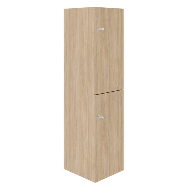 CHOICE Spind | 450 x 1820 mm, 2 große oder 4 kleine Schließfächer, Bernsteineiche