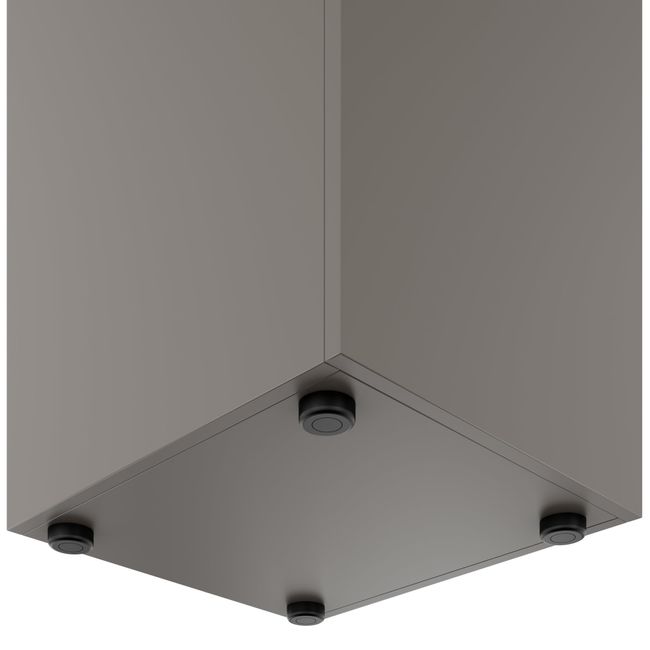 CHOICE Spind | 450 x 1820 mm, 2 große oder 4 kleine Schließfächer, Cubanitgrau