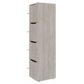 CHOICE Spind | 450 x 1820 mm, 2 große oder 4 kleine Schließfächer, Nordeiche grau - 3 Thumbnail Image