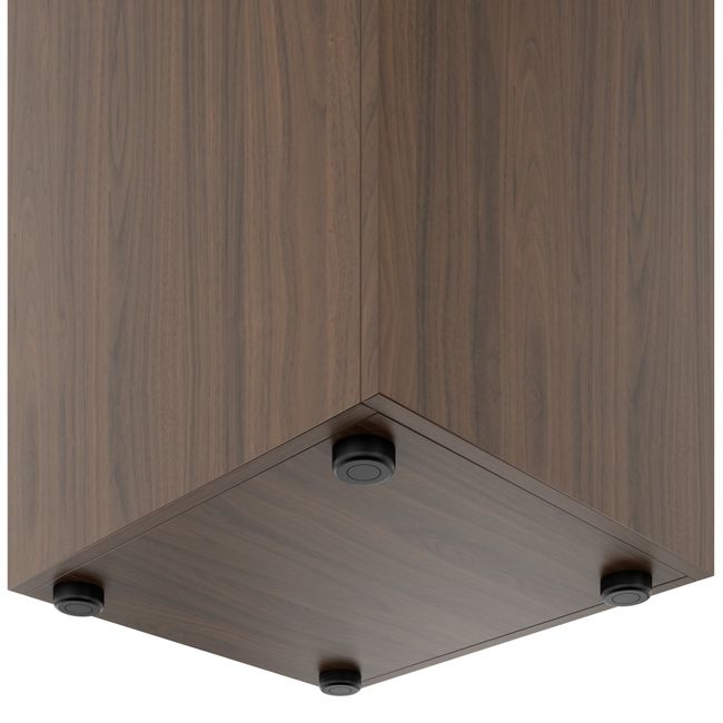 CHOICE Spind | 450 x 1820 mm, 2 große oder 4 kleine Schließfächer, Nussbaum