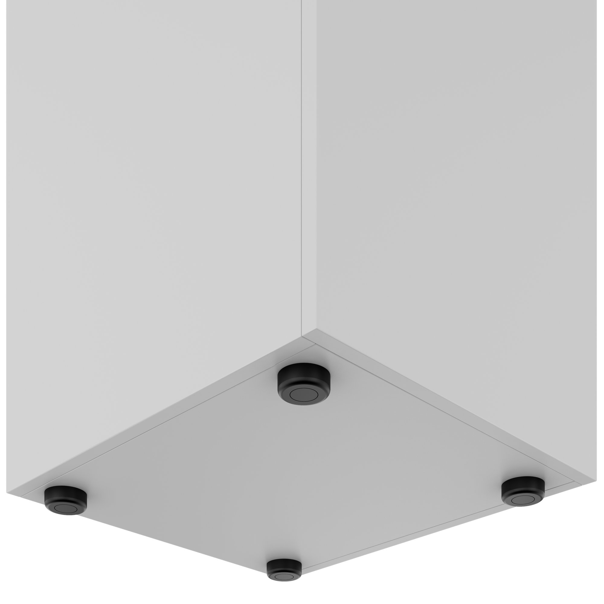 CHOICE Spind | 450 x 1820 mm, 2 große oder 4 kleine Schließfächer, Perlgrau - 6 Main Image