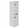 CHOICE Spind | 450 x 1820 mm, 2 große oder 4 kleine Schließfächer, Perlgrau - 1 Thumbnail Image