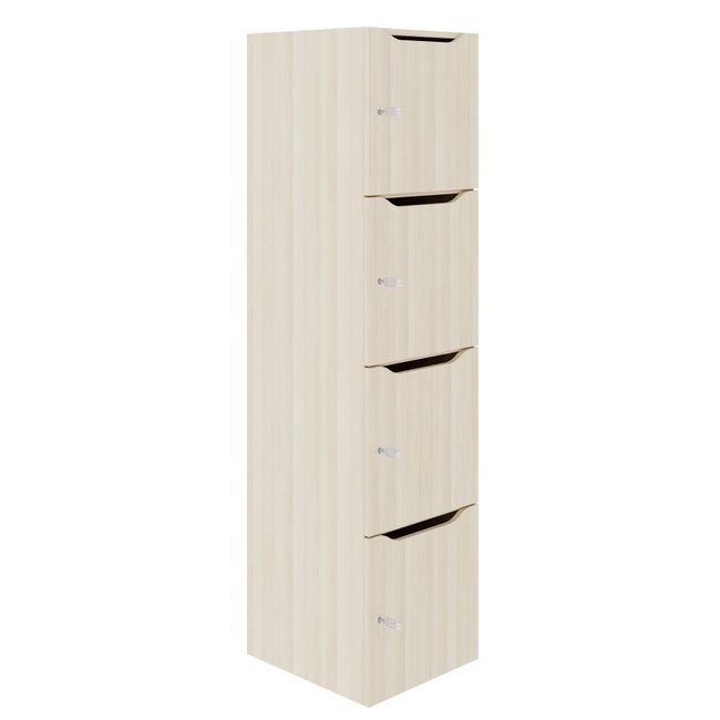 CHOICE Spind | 450 x 1820 mm, 2 große oder 4 kleine Schließfächer, Sandesche