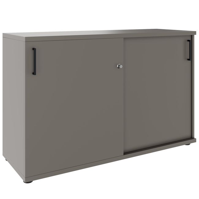 FUSION DUO Set - Komplettbüro für zwei Arbeitsplätze | Cubanitgrau