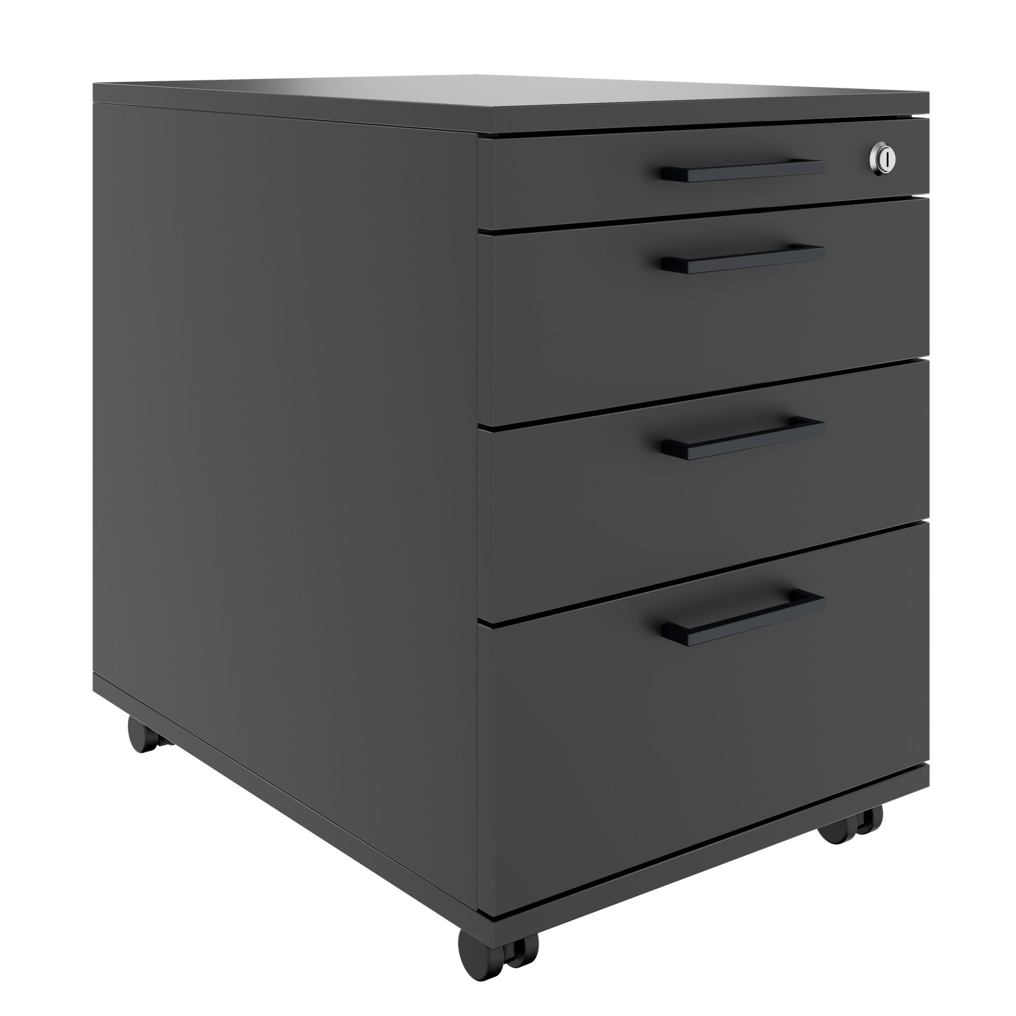 FUSION DUO Set - Komplettbüro für zwei Arbeitsplätze | Anthrazit / Weiß - 4 Main Image