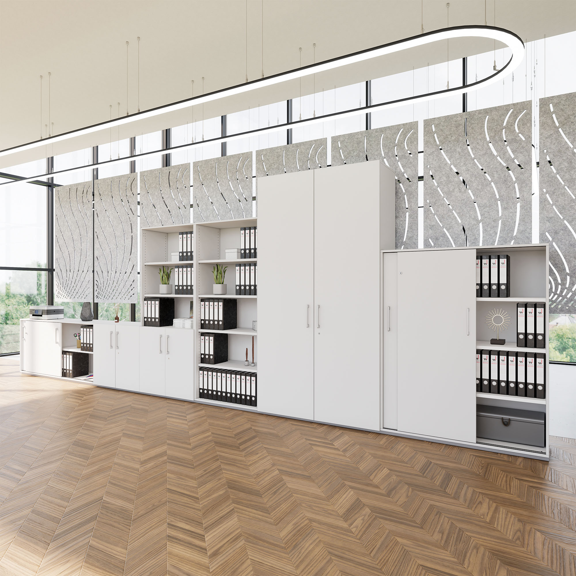 PRO Flügeltürenschränke | 1-6 OH, modulares System, verleimter Korpus - 2 Main Image