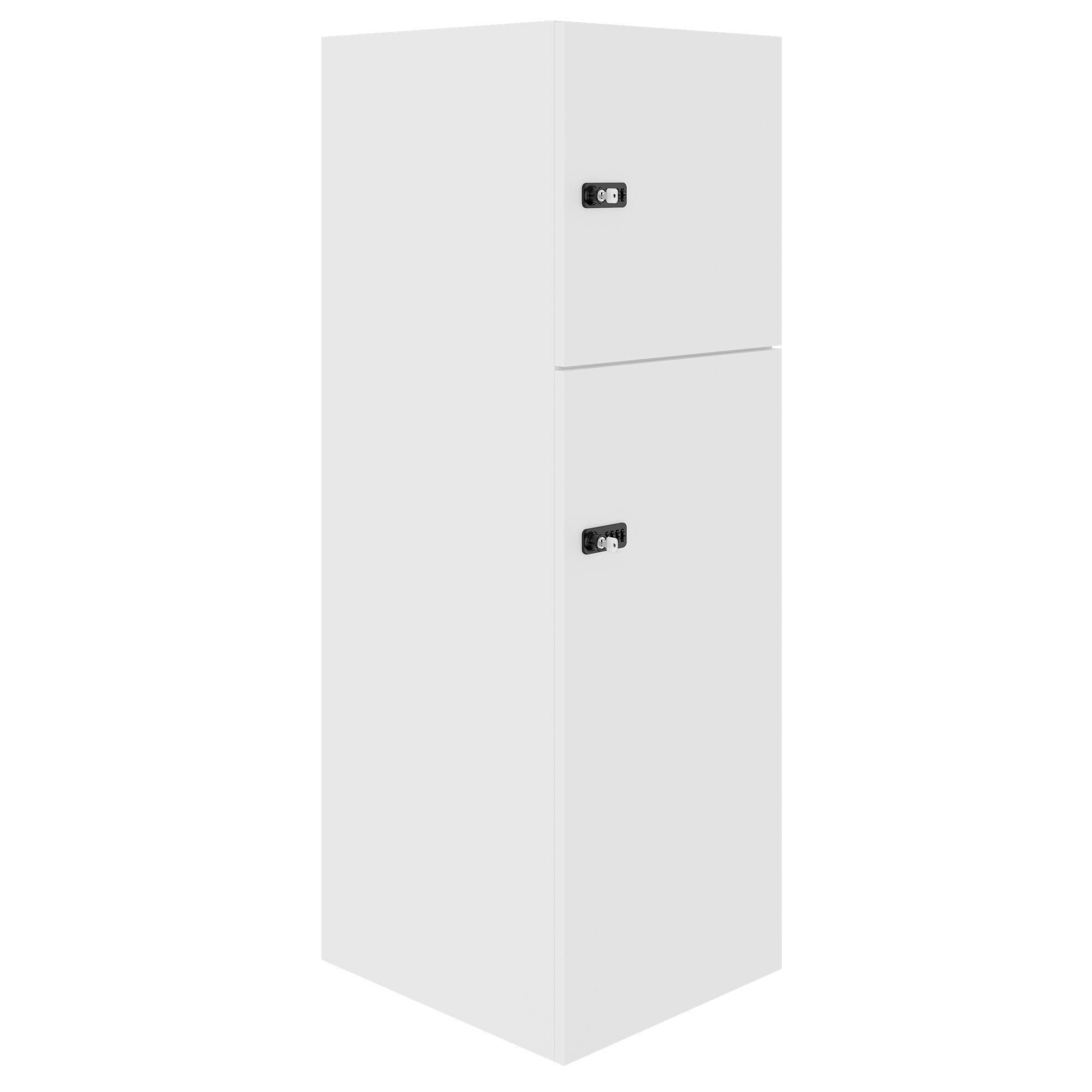 CHOICE Locker | 450 x 1370 mm, 2 or 3 lockers, white - 1 Main Image