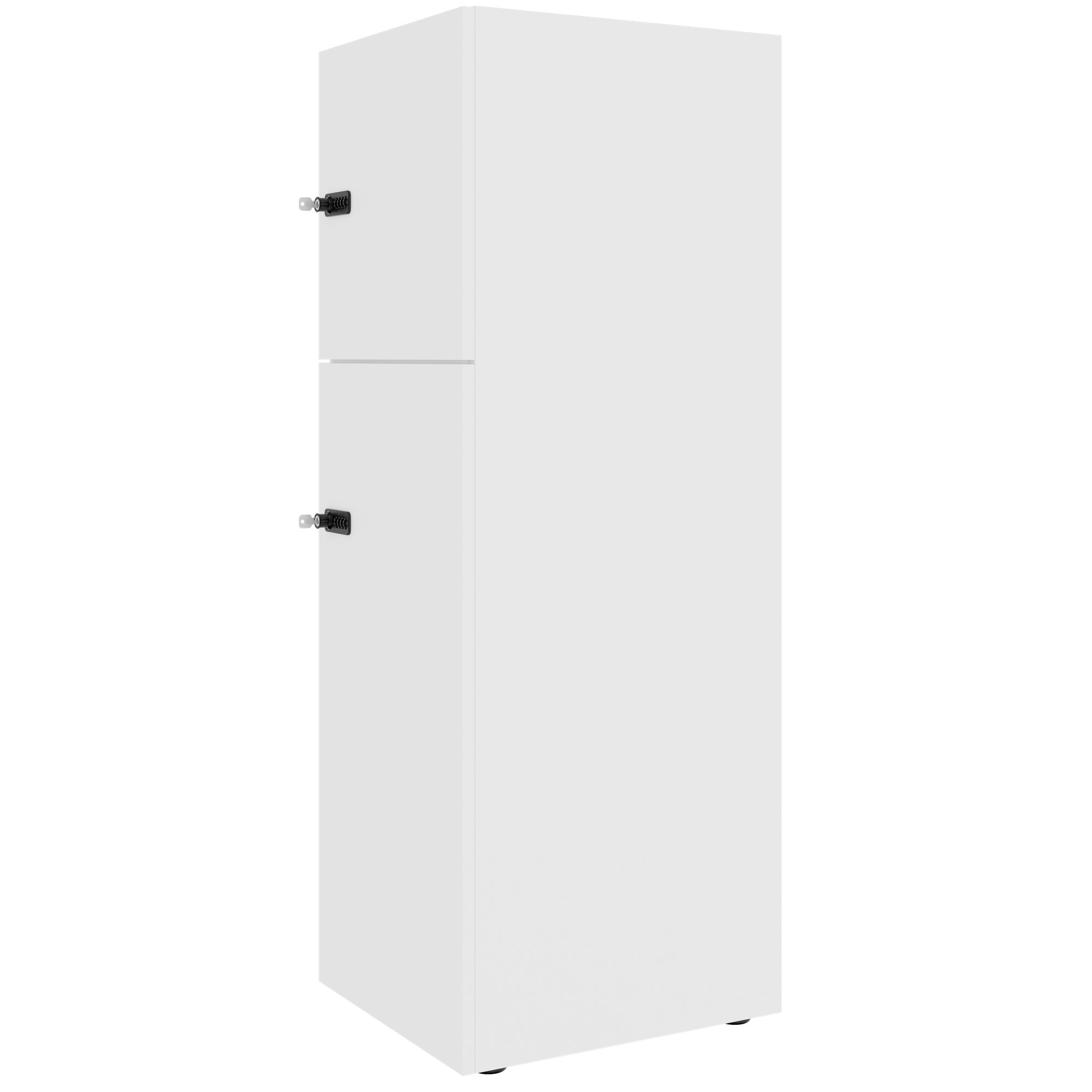 CHOICE Locker | 450 x 1370 mm, 2 or 3 lockers, white - 3 Main Image