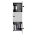 Armoire CHOICE | 450 x 1370 mm, 2 ou 3 casiers, gris perle - 2 Thumbnail Image