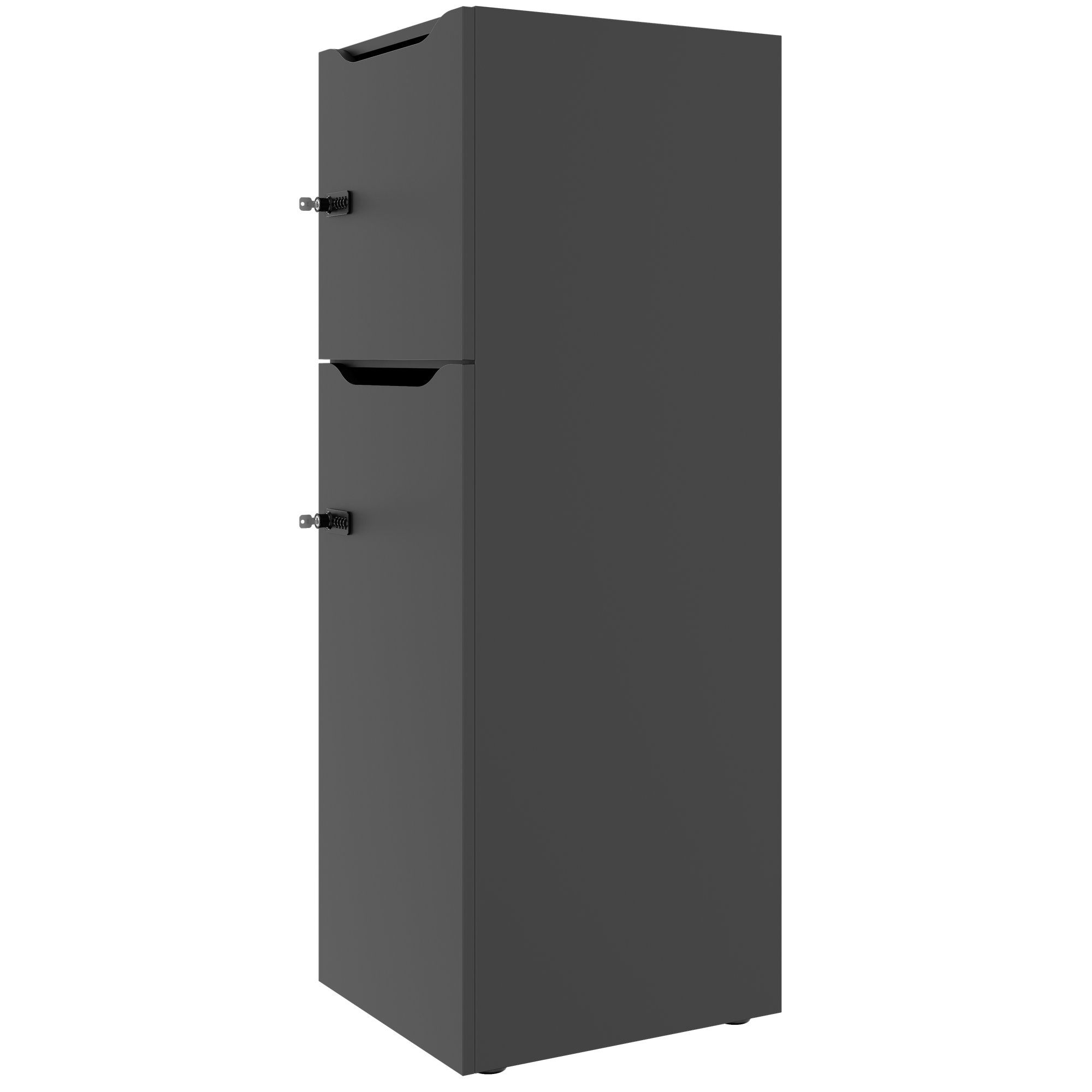 CHOICE locker | 450 x 1370 mm, 2 or 3 lockers, anthracite - 3 Main Image