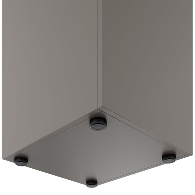 CHOICE Spind | 450 x 1370 mm, 2 oder 3 Schließfächer, Cubanitgrau