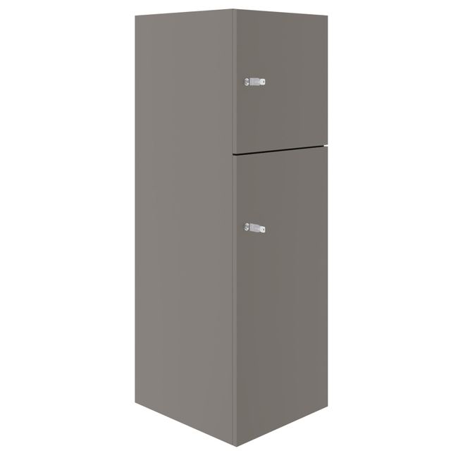 CHOICE Spind | 450 x 1370 mm, 2 oder 3 Schließfächer, Cubanitgrau