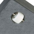 Platinum AREZZO Schirmständer | Mit versenkten Rollen, Schwarz gebrannter Granit, 90 kg - 2 Thumbnail Image